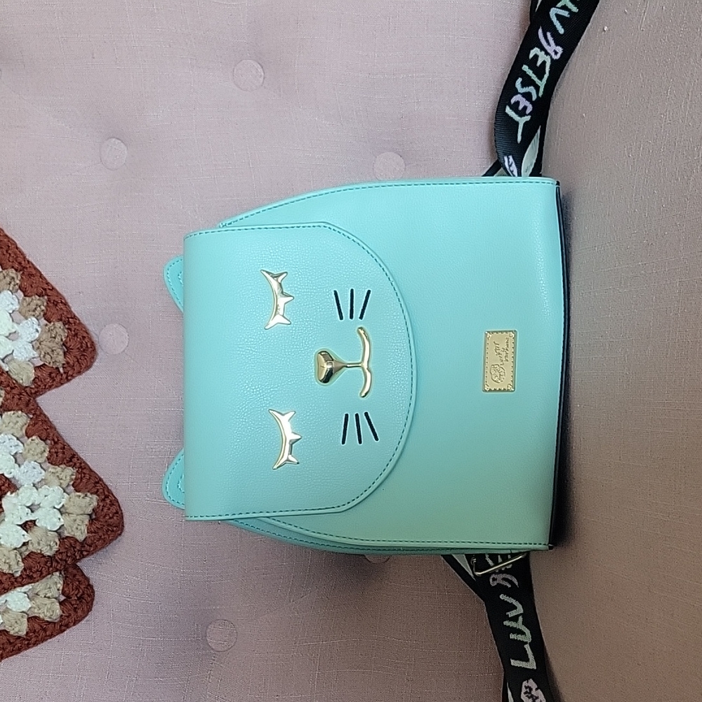 🐱Betsey Johnson Cat Backpack Purse